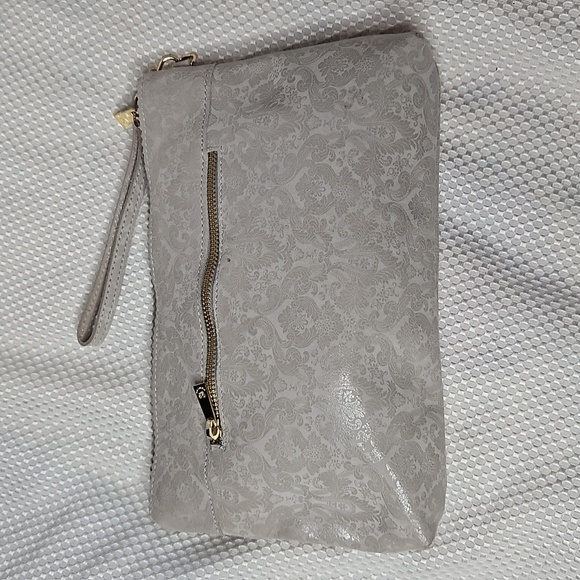 FERCHI TAUPE SUEDE WRISTLET - Picture 3 of 8